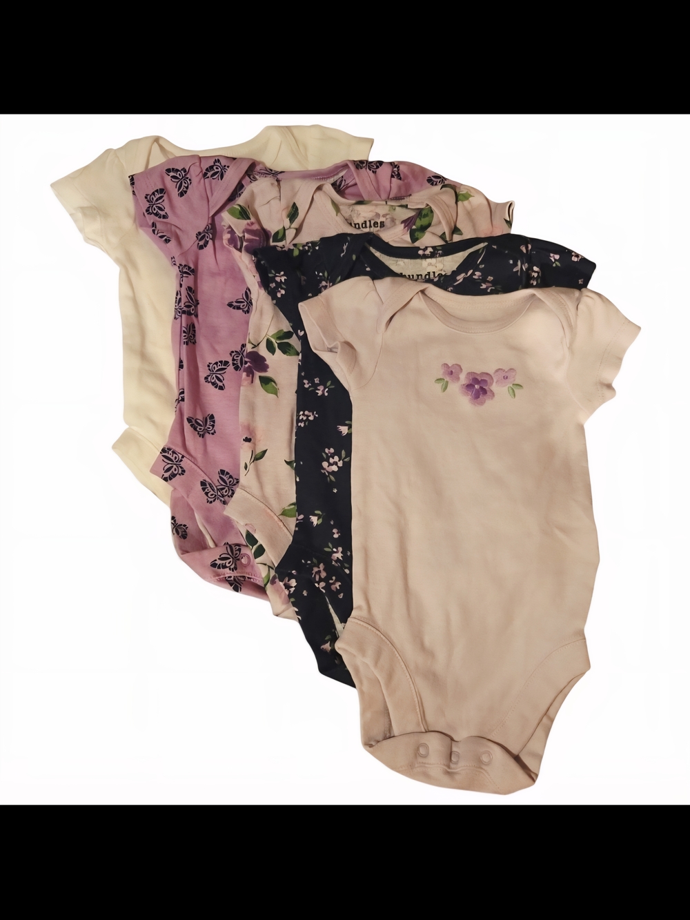 Bundles Baby Place 5-piece Onsie Set-0-3mos EUC